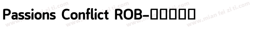 Passions Conflict ROB字体转换